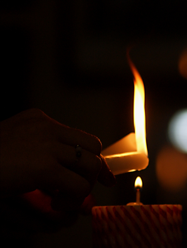 Lighting of the Unity Candle