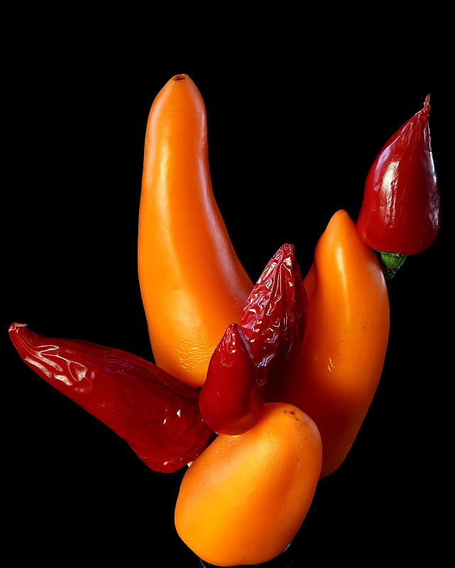 flaming peppers