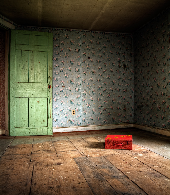 Red Metal Mystery Box