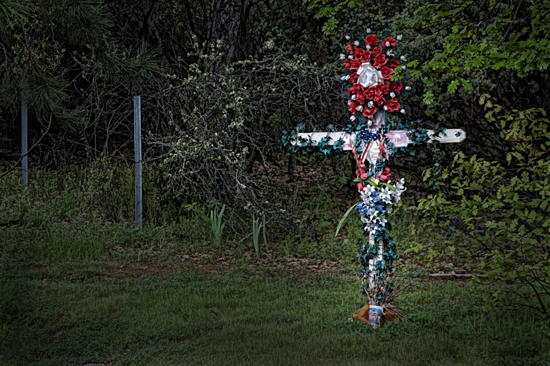 Roadside Memorial for a Young Boy