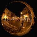 looking through the peephole