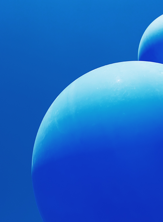 Two Blue Balloons