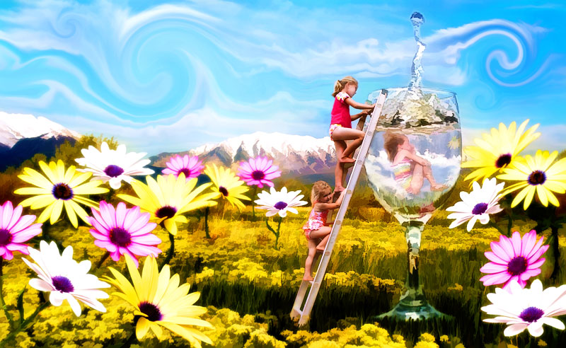 Swimming in Wineglasses
