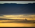 Fog Glowing at Sunrise
