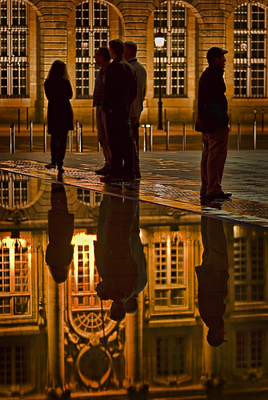out and about at night