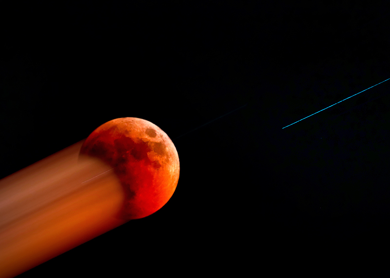 Seconds before impact