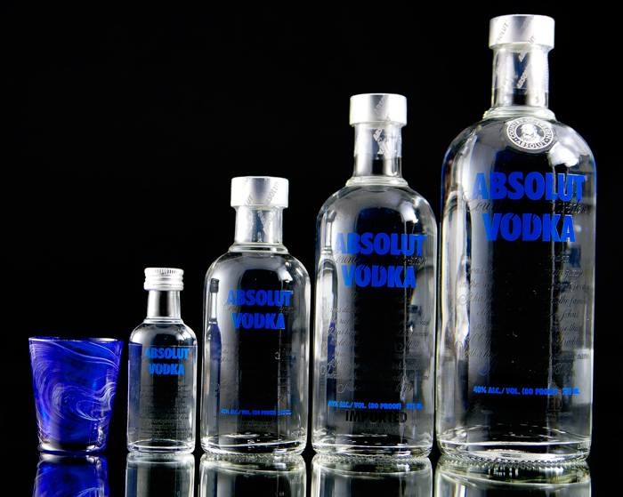 travel size vodka bottles
