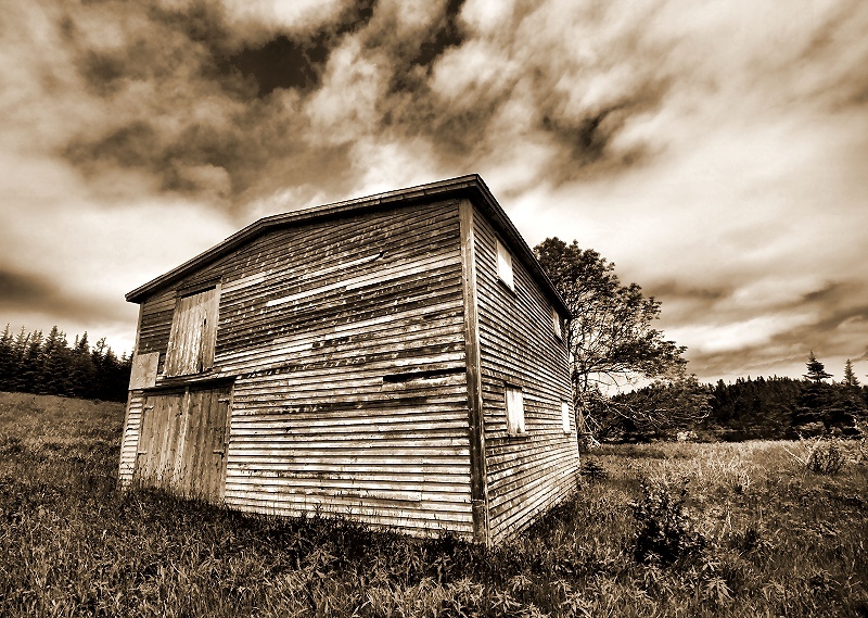 A neighbour's barn, a childhood lost