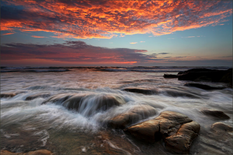 Red sky burning