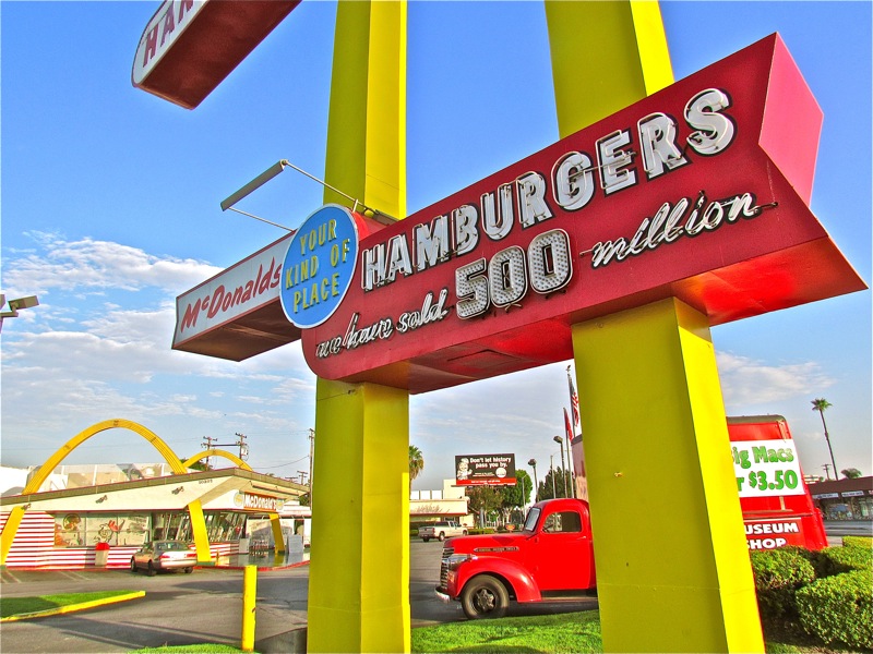 Oldest operating Mc Donalds, est. 1953, Downey, CA