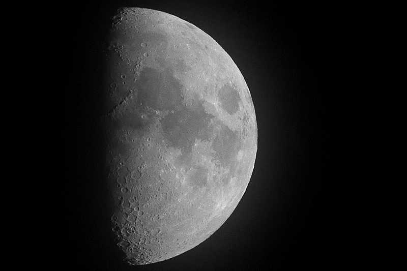 The light side of the Moon