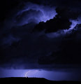 A thunderstorm in Blue