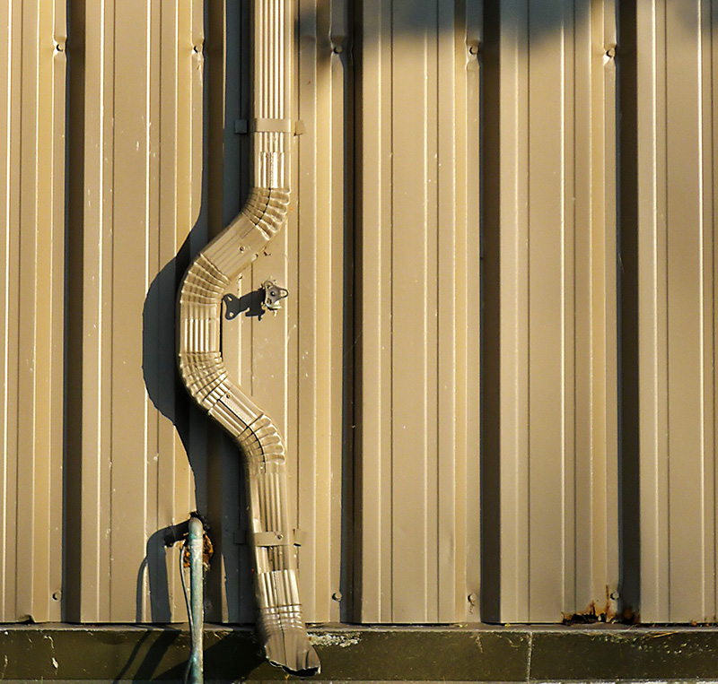 Common sense would be: measuring first to ensure a straight drainpipe