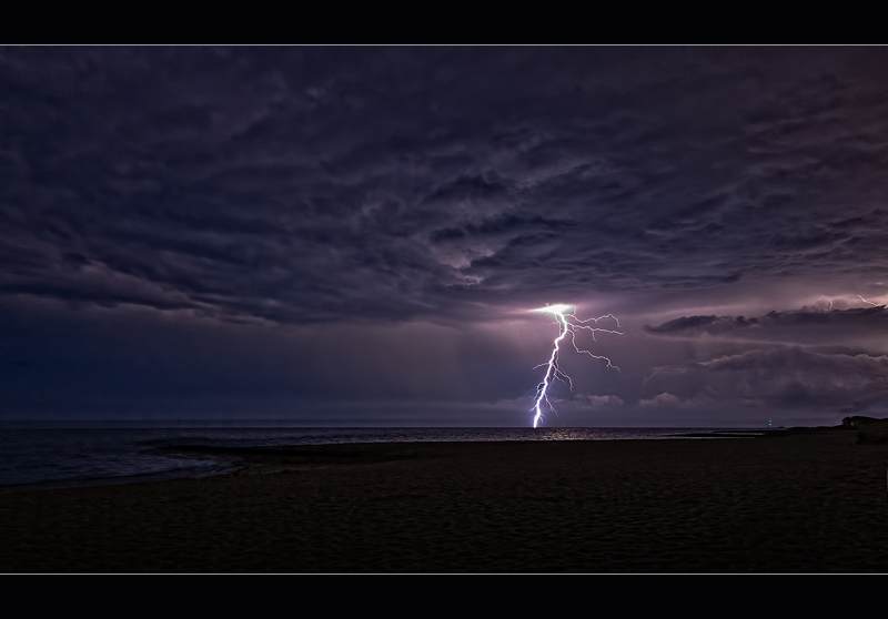Midsummer Lightning Over Nantucket Sound
