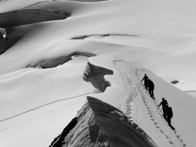 Walking on the edge of the world