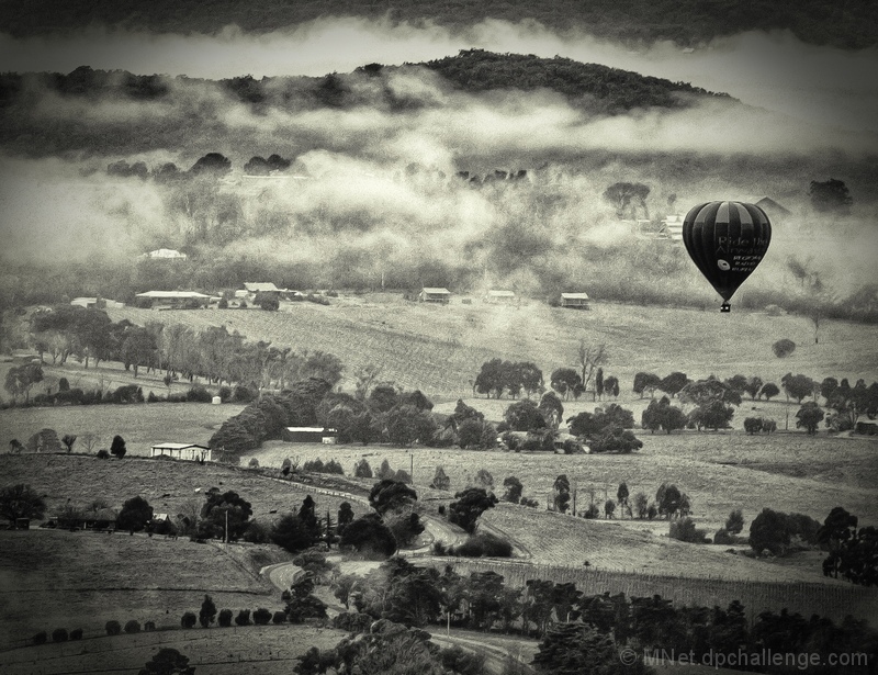 Around the Valley in a Striped Balloon