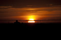 Sunset over the chimney pots