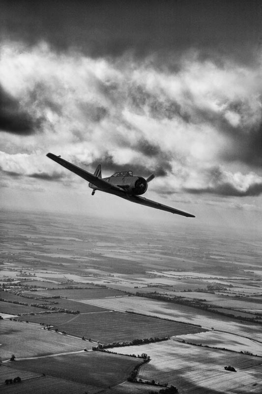 Harvard in flight