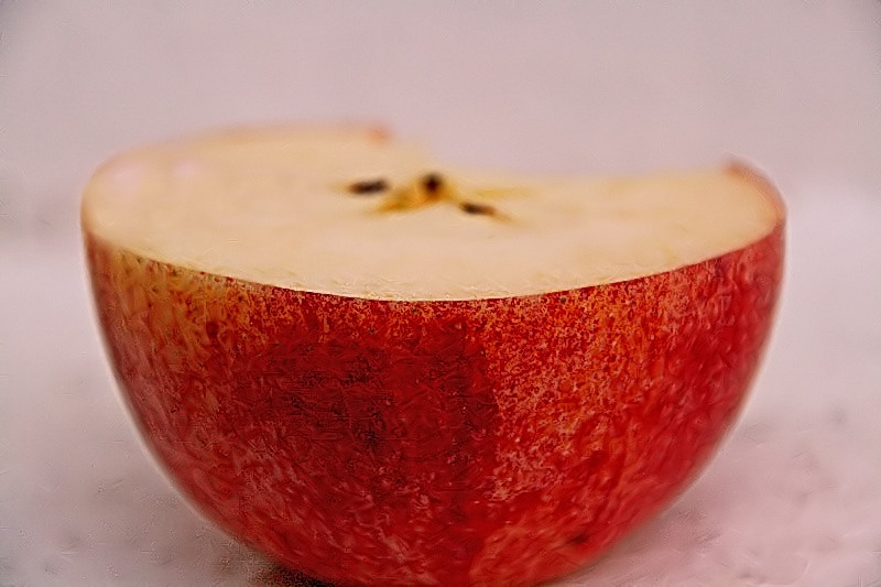 Half Apple Big Bite