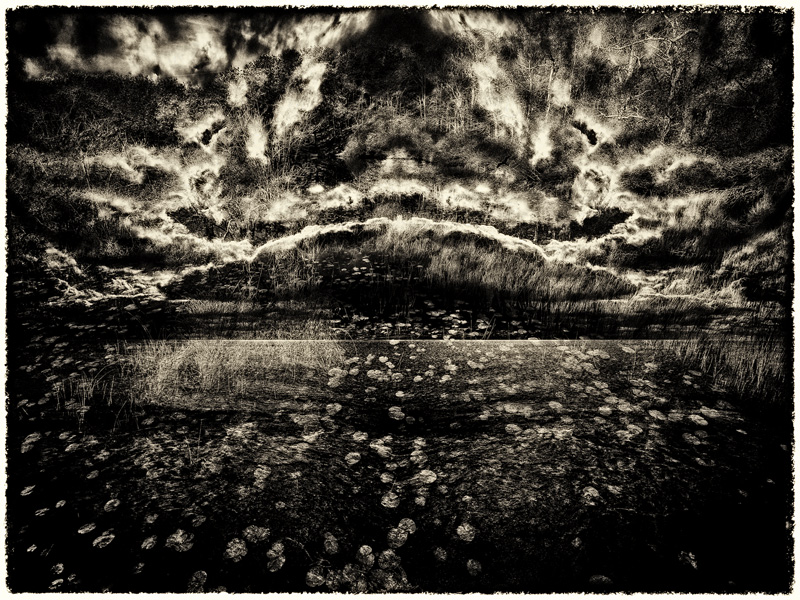 "Resignedly, beneath the sky, the melancholy waters lie..."