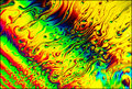 Interference patterns in thin film