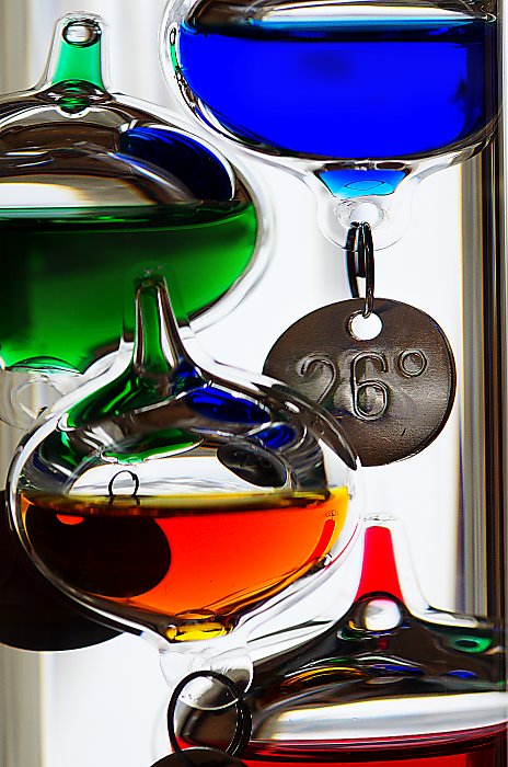 Galileo thermometer