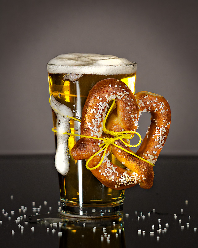 Beer and pretzels