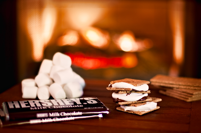 Marshmallows + Hershey's + Gram Crackers = Mmmmm