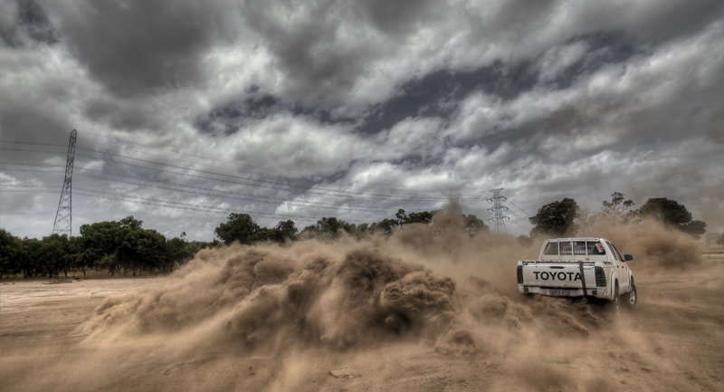 Automotive Dust Storm