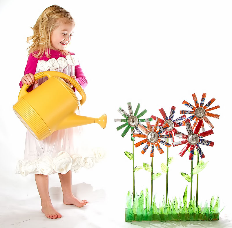 Garbage Bag Dresses and Soda Can Gardens