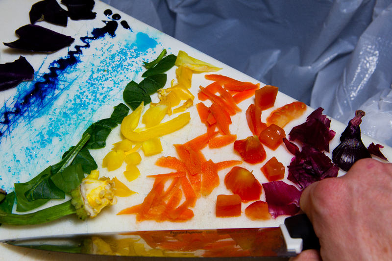 Honey? Don't throw the visible light spectrum in the garbage. It's recyclable. =-)