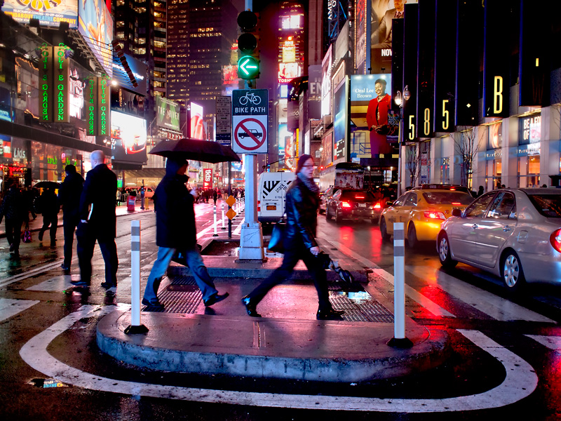 Broadway After Rain