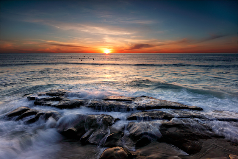 Surfers in the midst