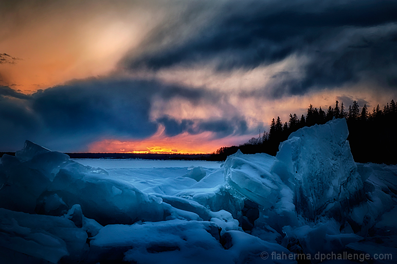 Sunset at the Island