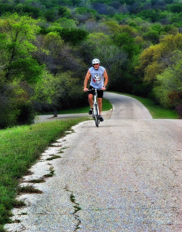 Uphill, against the wind... both ways.