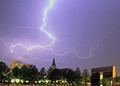 Storm Over the OKC Bombing Memorial