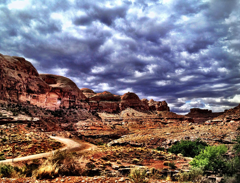 Three Riders in Moab.