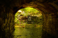 And there was a waterfall at the end of the tunnel