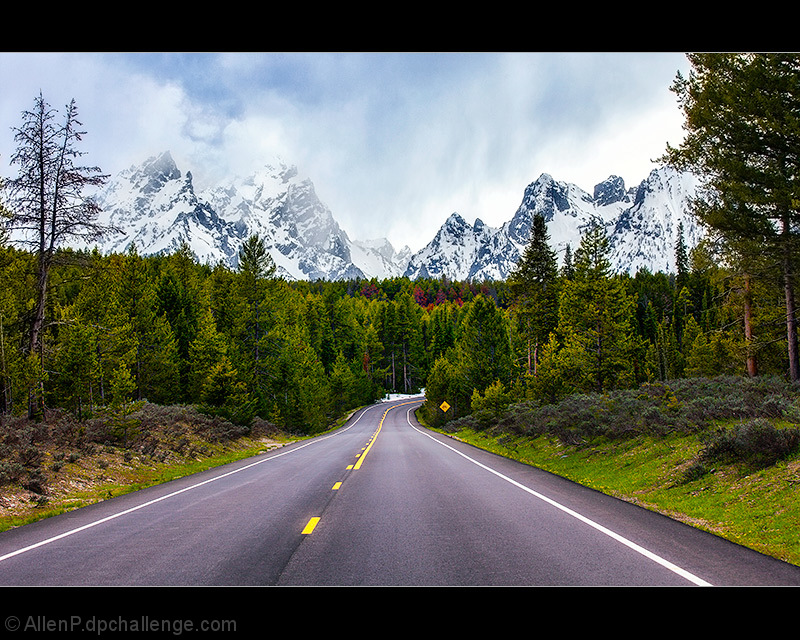 I saw the mountains