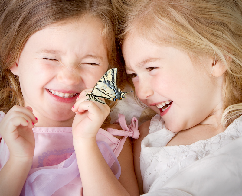 Sending Giggles and Butterfly Kisses