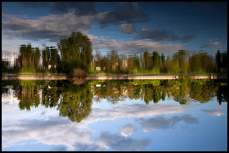 Between sky and water