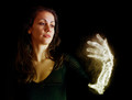 Shapeshifting (She turns into smoke)