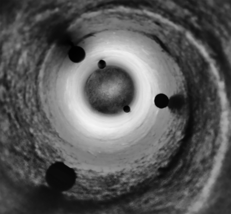 into the wormhole