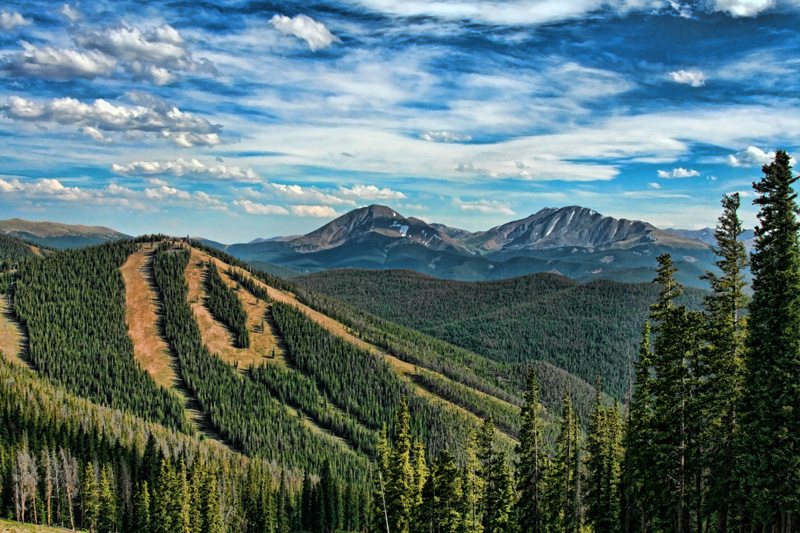 Keystone in the summer