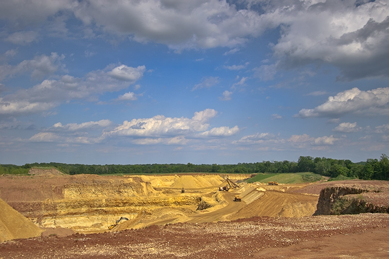 Fracking Sand -  Mine Pit