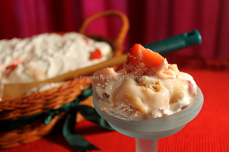 Strawberry- Banana Cream Pudding