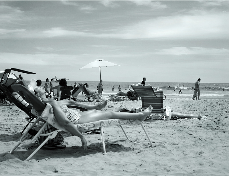 Midsummer Sunbather, Narragansett Town Beach