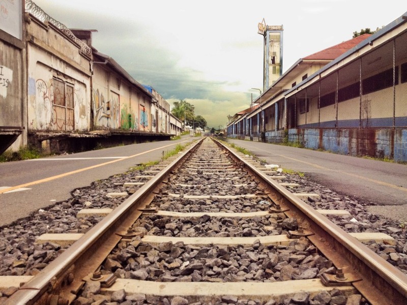 Suburban Train Tracks