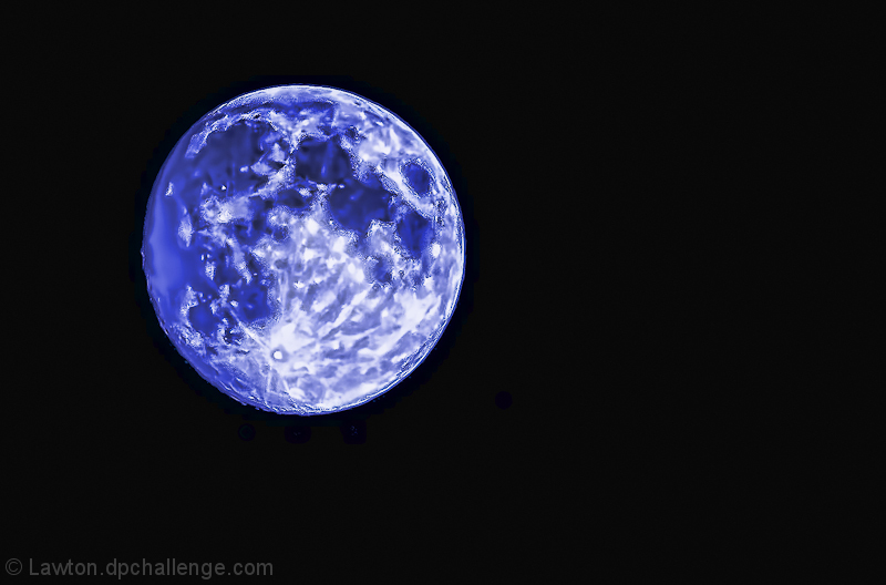  moon in blue