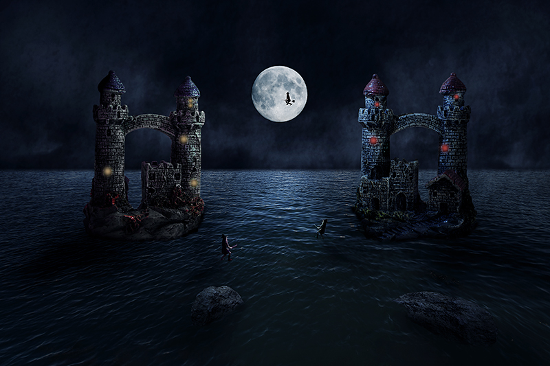 A Moonlight Challenge on the Witches Islands